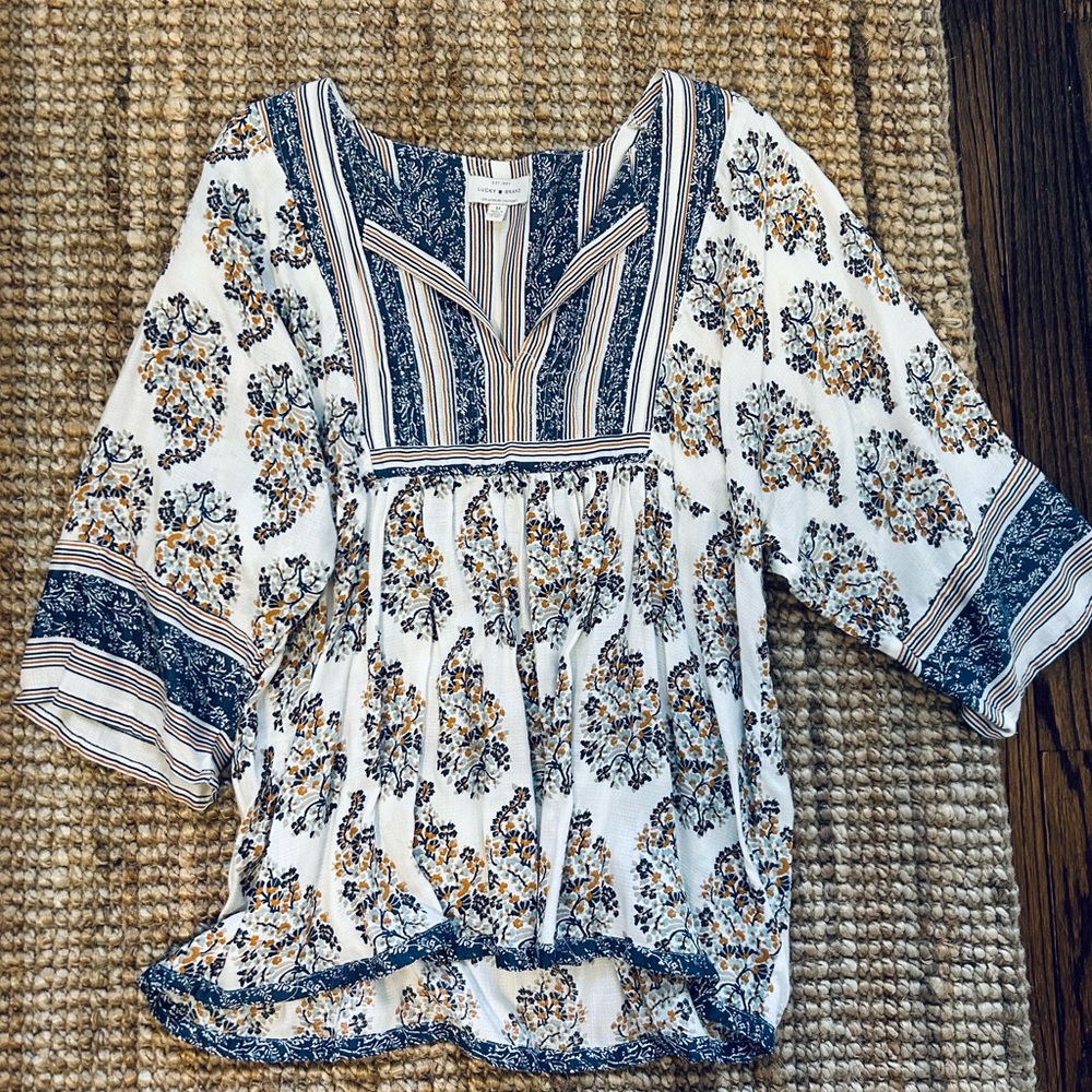 •Lucky Brand Blouse•